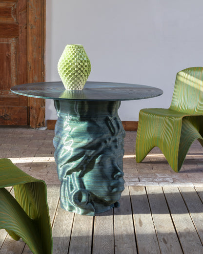 3D Printed Furniture - Chair Santorini Table Moro